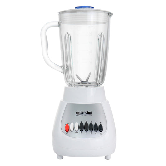 Better Chef 10-Speed 350 Watt 42 Ounce Glass Jar Blender in