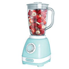 Brentwood JB-330BL 2 Speed Retro Blender in Blue with 50 Ounce Plastic