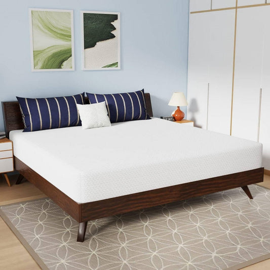 King size 10-inch Charcoal Infused Memory Foam Mattress with Removable