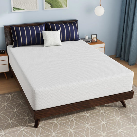 Queen size 12-inch Charcoal Infused Memory Foam Mattress with