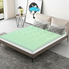 Queen size 3-inch Thick Green Ergonomic Breathable Air Foam Mattress