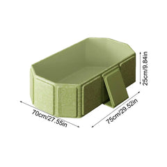 Foldable Baby Bathtub Foldable Baby Bath Portable Shower Basin Includes 5 Balls 2 Ducks Water Toy For Kids 0-8 Years Old Boys