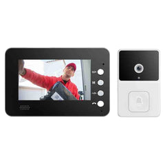 4.3 Inch IPS Screen Intelligent Video Intercom Doorbell 2 Way Audio 2.4G Wi-Fi Infrared Night Vision for Home Surveillance