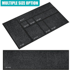 Front Door Mat Heavy Duty Indoor Outdoor Door Mat Non-Slip Backing Doormat for Entryway Stain and Fade Resistant Commercial