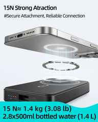 ROMOSS Magnetic Power Bank 10000mAh 30W PD Fast Charging 3-in-1 Wireless Powerbank with Apple Watch Charger for Magsafe iPhone