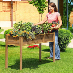 Ultym Raised Garden Bed Outdoor Elevated Planter Box Stand Garden Bed