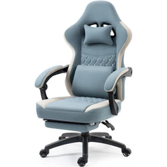 Gaming Chair Breathable Fabric Computer Chair with Pocket Spring Cushion, Comfortable Office Chair with Gel Pad and Storage Bag