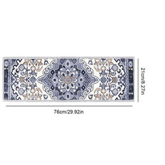 15PCS Rug Tread Bohemian Non Slip Indoor Stair Rugs Stairway Carpet Rugs Indoor Skid Resistant Stair Tread for Dogs Kids & Elder