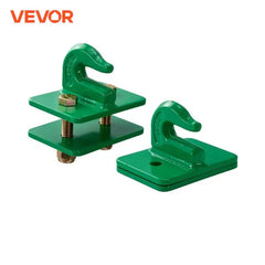 SucceBuy 2 Pack 3/8" Tractor Bucket Hooks Forged Steel Bolt On 15000 Lbs Grab Hooks Mount with Backer Plate for RV Pickup Truck