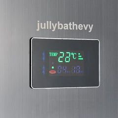 LED Shower Panel Tower System Rain Waterfall Shower Column With SPA Massage Temperature Screen athtub Water Mixer Tap Faucet Set