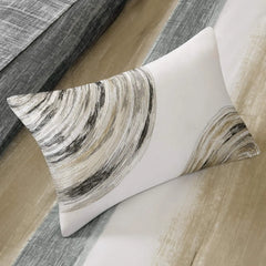 King Comforter Set, Bed in a Bag King, Watercolor Print Coastal Comforter & Chambray Cotton Sheet Set, All Season Bedding Set