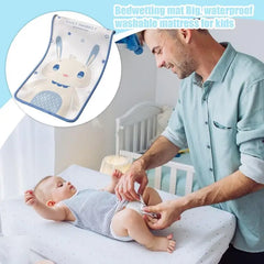 Pee Pads For Kids Waterproof Crib Mattress Mat Waterproof Reusable Heavy Absorbency Leak Proof Toddler Mattress Pad For Bed