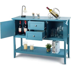 Buffet Sideboard, Wood Storage Cabinet, Console Table with Storage Shelf,2 Drawers and Cabinets, Living Room Kitchen Dining Room