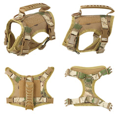 Tactical Cat Harness Leash Adjustable Puppy Vest For Military Small Dogs Harnesses 9Pcs Patches Walking Training Cat Accessories
