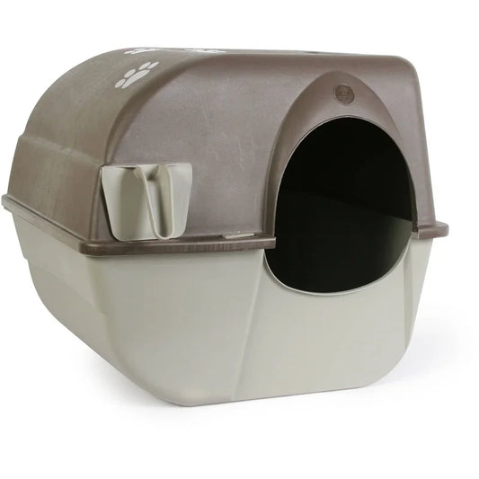 Self-Cleaning Litter Box Automatic Cat Litter Pan Scoop Waste Disposal Litter Accessories Easy to Use Patented Grill Dust Free