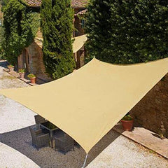 Sun Shade Sail 20'X30' Curved Edge Outdoor Shade Canopy Mocha Breathable 95% UV Block Shade Cloth for Patio Garden Backyard (We