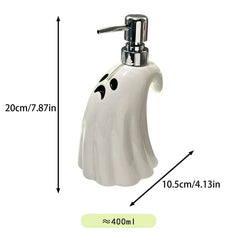 Hand Sanitizer Bottle Ceramic Soap Dispenser Bathroom Large Capacity Pressed Bottle For Halloween Bathroom Decor Hotel Soap dish