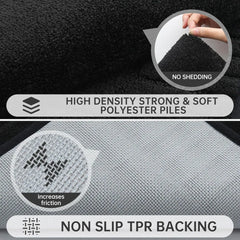 Door-Mat Non-Slip Front Doormat Entrance Mats for Front Door Entry Resist Dirt Washable Doormat Absorbent Entryway Door Mat