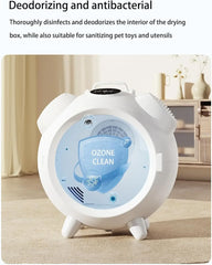 62L Large Capacity Automatic Pet Dryer Box - Smart Temperature Control, Ultra Quiet, Anti-Stress, 360° Efficient,