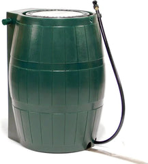 Raincatcher, Flat-Back Rain Barrel with Spigots