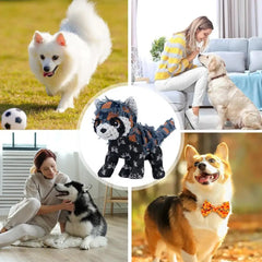 Chew Toys For Puppy Tough Squeaky Teeth Toys For Pet Puppy Interactive Stuffed Dog Chew Toys For Small Medium Large Dogs