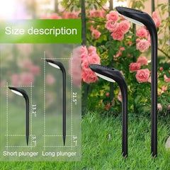 Solar LED Pathway Lights 4 Pack Waterproof Landscape Lighting Garden Decor Walkway 150 Lumen High Efficiency IP65 Modern Design