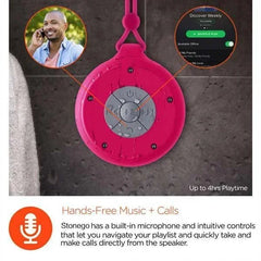 STONEGO Portable Bluetooth Speaker Wireless Flash Light Speaker TWS Bass Stereo IPX7 Waterproof Loudspeaker FM 12H Playtime