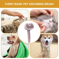 Dog Brush For Grooming Cat Detangling Shedding Comb Pet Spray Hair Removal Comb For Small Medium Animlas