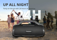 Tronsmart Bang Max Bluetooth Speaker 130W Speaker with 3 Way Sound System, Sync Up 100+ Speakers, APP Control, Guitar/Mic Input