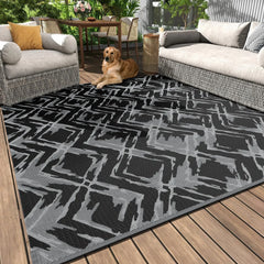 Outdoor Rug Carpet Waterproof-Patio Rug Mat 5x8 Reversible RV Camping Rug Picnic Mat Plastic Straw Outside