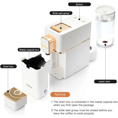 Espresso Machine for Coffee Capsules Compatible , Espresso Maker for Nespresso OriginalLine,Coffee Capsules Peet's Espresso more