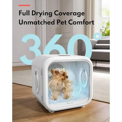 HomeRunPet Drybo Plus Automatic Pet Dryer Box Ultra Quiet Smart Temperature Control 360° Efficient for Cats and Small Dogs