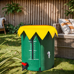 52 Gallon Rain Barrel Collapsible PVC Rain Collection System with Three Spigots Water Storage Tank Water Barrel Collector