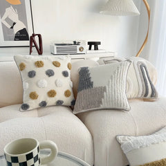 Bohemian Pillowcases Sofa Living Room Home And Decoration Cotton Linen Pillow Cover Bedside Backrest Tassel Cushion Cover