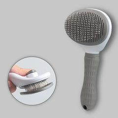 Stainless Steel Hair Remover Brush for Dogs and Cats, Non-slip Beauty Brush, Dog Grooming Equipment, Pet Hair Removal Comb Combs