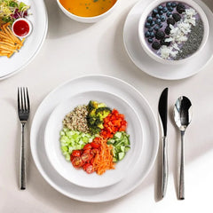 Ceramic Dinnerware Sets of 6,Porcelain Plates and Bowls Sets, Scratch Resistant Dishes Set, Dishwasher & Microwave & Oven
