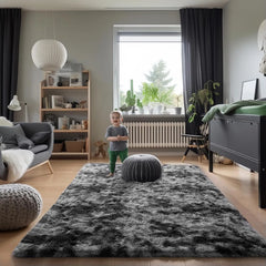 Area Rugs for Living Room  Rugs for Bedroom 6x9 Carpet Fluffy Fuzzy Soft Shag Aesthetic Plush High Pile Throw Rug for Nursery