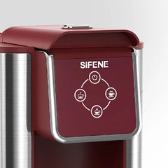 SIFENE Single Serve Coffee Machine, 3-in-1 Pod Coffee Maker for K-Pod Capsule, Ground Coffee, and Leaf Tea with 6-10 oz Cup Size