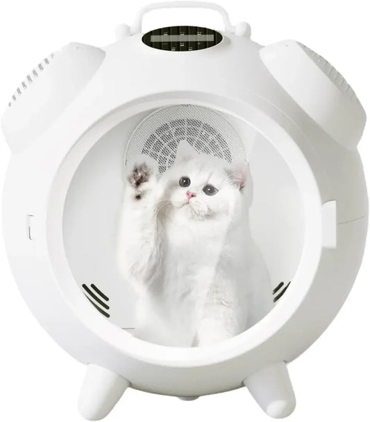 62L Large Capacity Automatic Pet Dryer Box - Smart Temperature Control, Ultra Quiet, Anti-Stress, 360° Efficient,