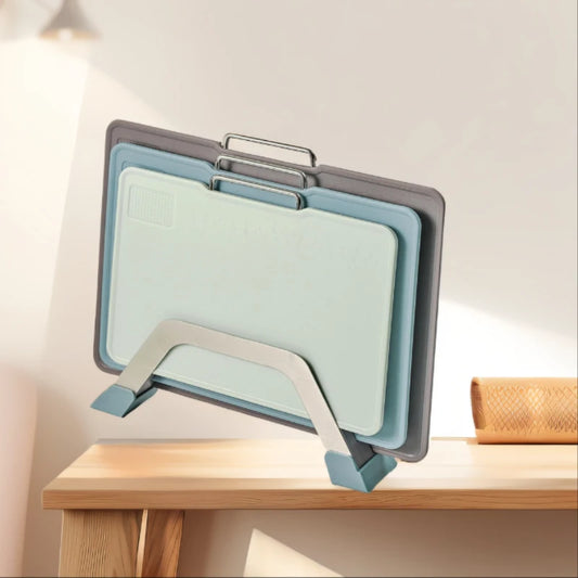 Plastic cutting board with grinding area and measuring function, cutting board for the kitchen, dishwasher safe, set of 3