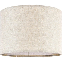 Large Lamp Shade Set of 2 Oatmeal Linen Drum Lampshade 16×16×11IN(Spider) Farmhouse Lampshade for Table Lamp