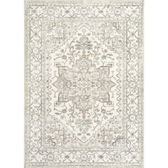 8x10 Area Rugs for Living Room, Stain Resistant Neutral Washable Rugs for Dining Room, Vintage Non-Slip Thin Large