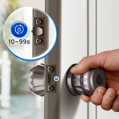 Blacksmith Keyless Smart Door Lock Smart Deadbolt with App Control & Fingerprint & 2 Keys Electronic Door Lock for Home Office