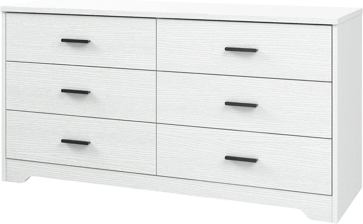 Dresser for Bedroom with 5/6 Drawers, Wooden Chest of Drawers, Storage Organizer Unit Dressers for Bedroom, Living Room,Hallway