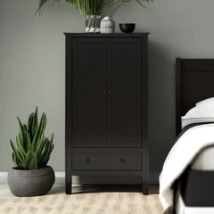 2 Door Wardrobe, Armoire with Drawer for Bedroom  closet organizer  dressers for bedroom  wardrobes