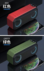 STONEGO Portable Bluetooth Speaker Wireless Flash Light Speaker TWS Bass Stereo IPX7 Waterproof Loudspeaker FM 12H Playtime