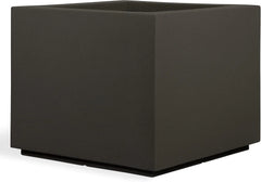 Modern Outdoor/Indoor Square Planter, Lightweight, Heavy Duty, Weather Resistant, Polymer Finish, Commercial