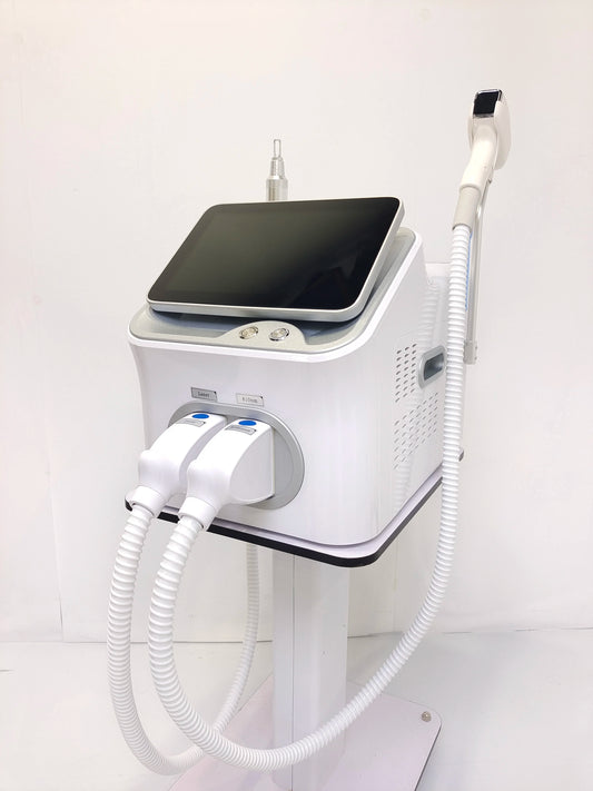 Diode Laser and Picosecond Laser 2 in 1 808 Diode Laser Hair Removal Tattoo Removal Machine with 4 Wavelength 755 808 940 1064nm
