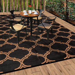 Outdoor Rug,Outdoor Plastic Straw Rug,Outdoor Rugs 9x12 for Patios Clearance Waterproof Patio Rug, Camping Rugs for Outside