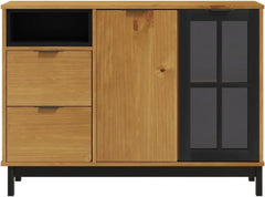 Wooden Buffet Sideboard Storage Cabinet Console Table Kitchen Dining Room Furniture Organizer, Entryway Cupboard